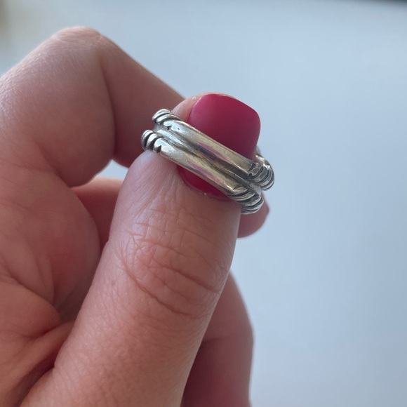 Authentic David Yurman Albion Ring With Lavender Amethyst And Diamonds - Picture 4 of 7